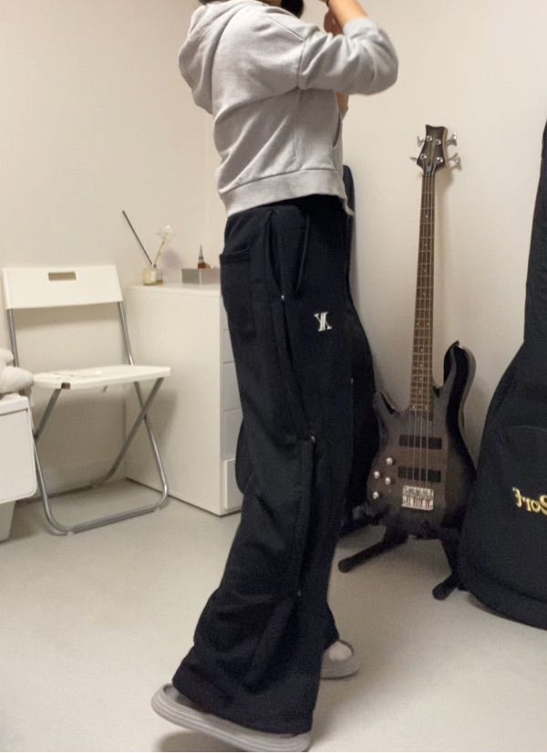 パンツ AVANDRESS AV Snap Wide Pants BLACK MUSINSA | AVANDRESS AV Snap Wide Pants BLACK