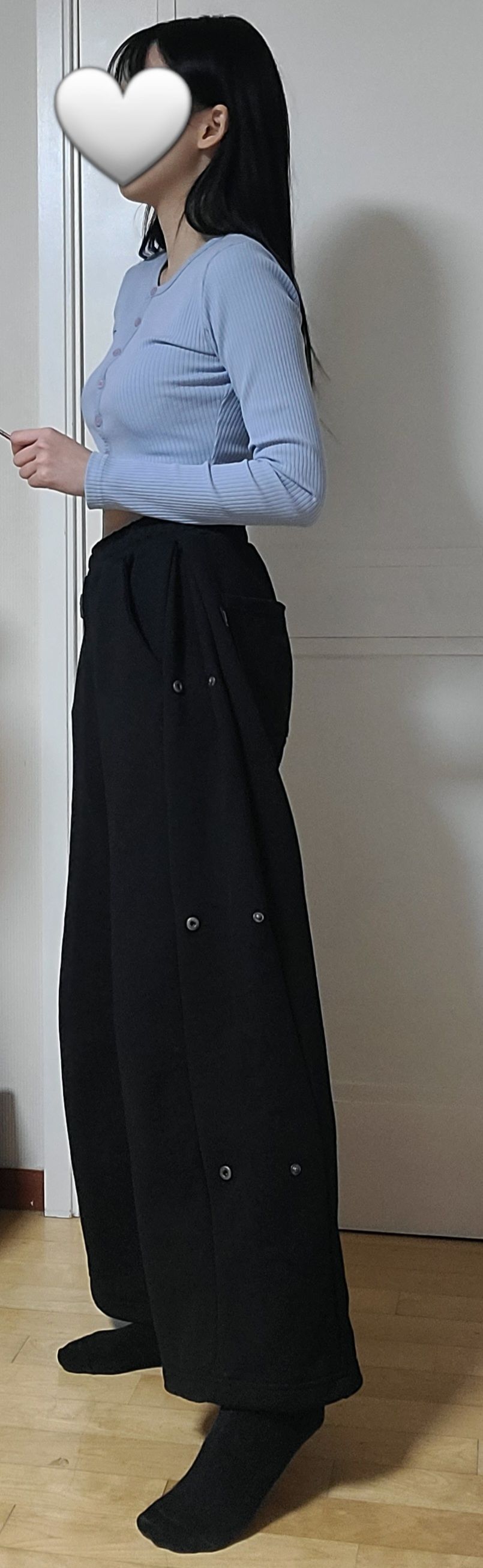 ★2024SS新作★AVANDRESS★AV Snap Wide Pants MUSINSA | AVANDRESS AV Snap Wide Pants BLACK