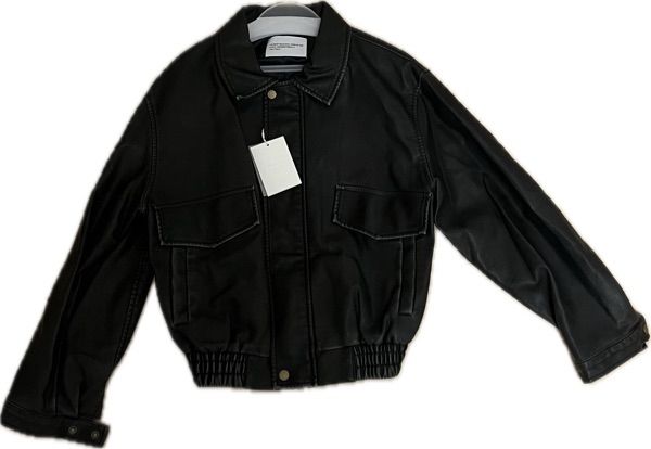 MUSINSA | PLACE STUDIO Wave Vintage Simple Collar Leather