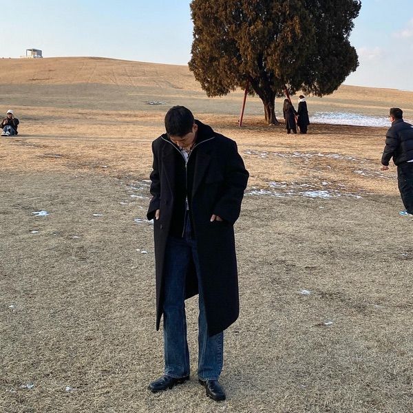 MUSINSA公式 | INSILENCE ニューフェルト オーバーサイズコート BLACK