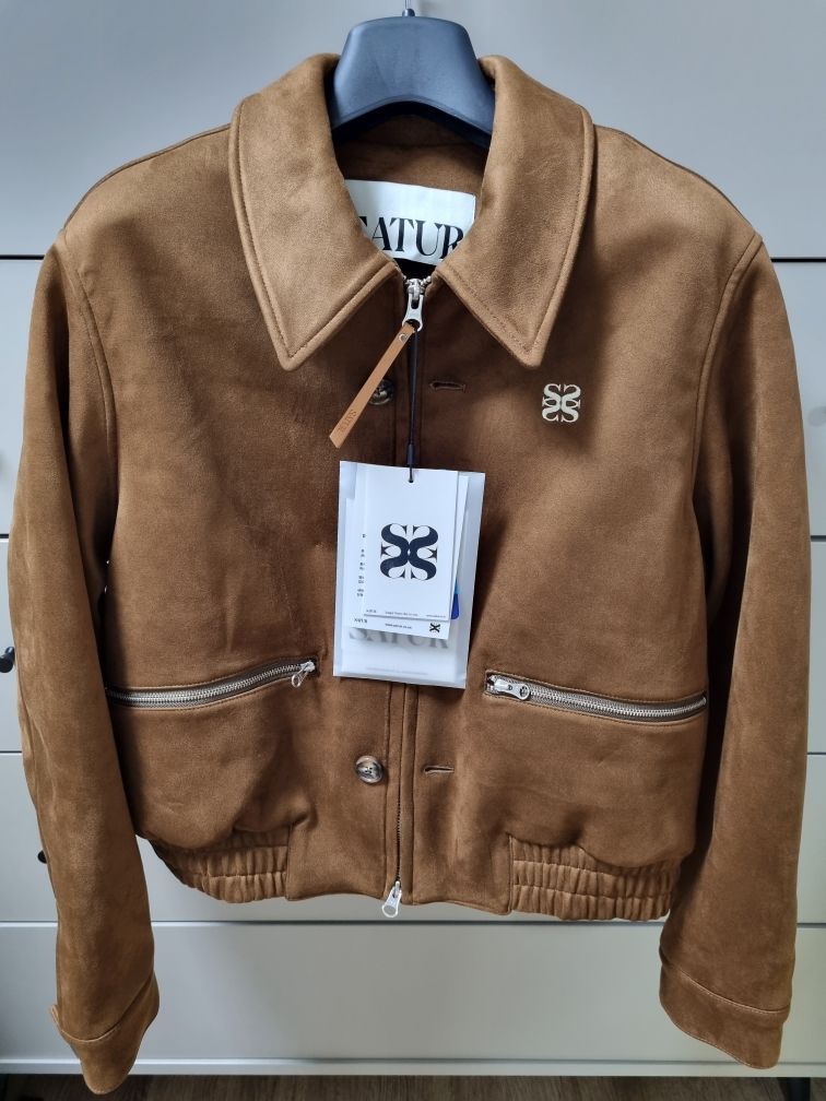 MUSINSA公式 | SATUR (W) テオフォックススエードショートジャケット