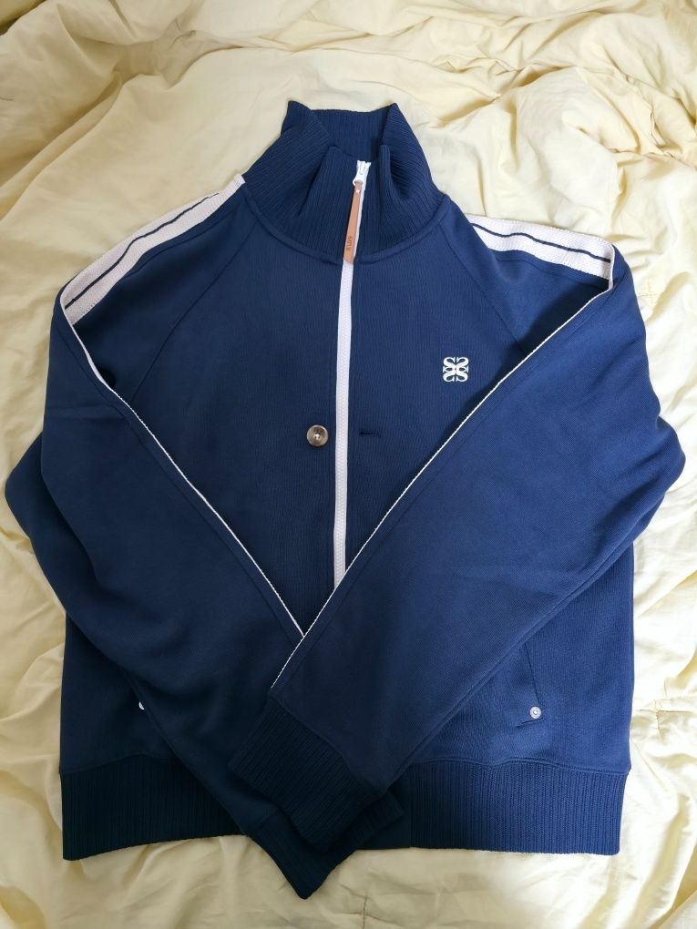 MUSINSA | SATUR Lawton All Day Track Zip-Up Jacket Classic Navy