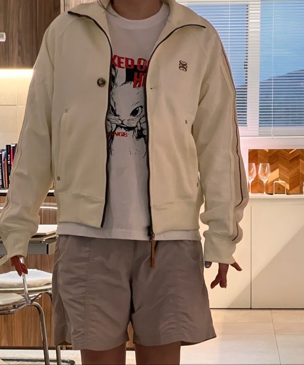 MUSINSA公式 | SATUR Lawton All Day Track Zip-Up Jacket Resort Cream