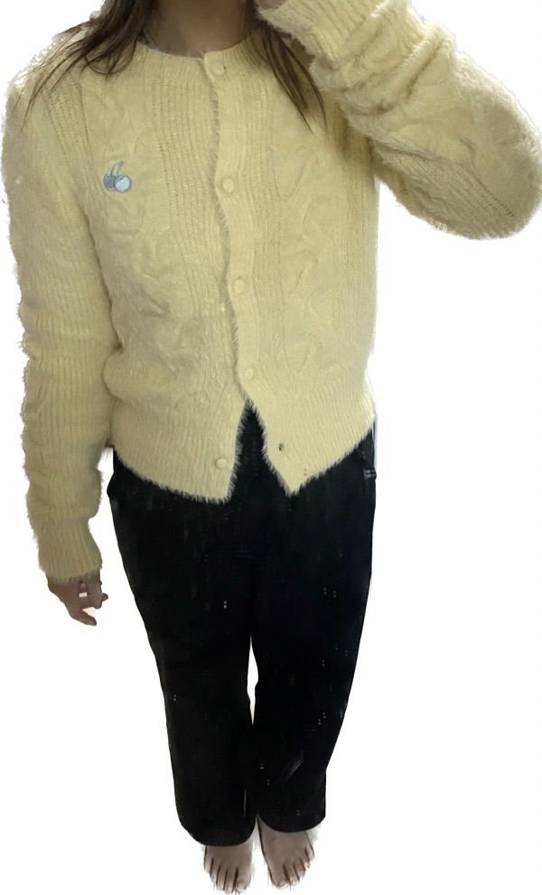 アウターその他 KIRSH Cherry mohair knit cardigan charcoal KKRWCCD513MCHA MUSINSA | KIRSH Cherry mohair knit cardigan [Charcoal]