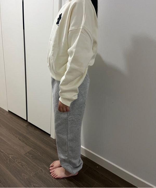 ★KIRSH★ Witty Bunny Waffen Crop Sweatshirt Navy MUSINSA | KIRSH Witty Bunny Waffen Crop Sweatshirt [Navy]