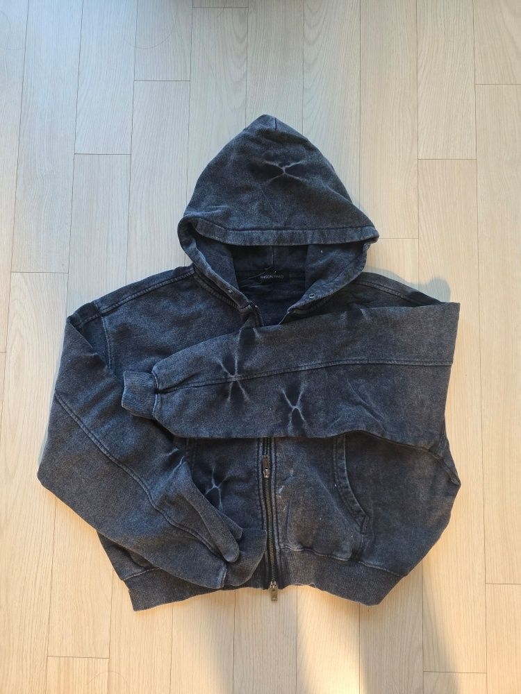 【MAISON MINED】25SS★ STICKY HALF T MUSINSA | MAISON MINED PINCH WASHED HOOD ZIP-UP (3COLOR)