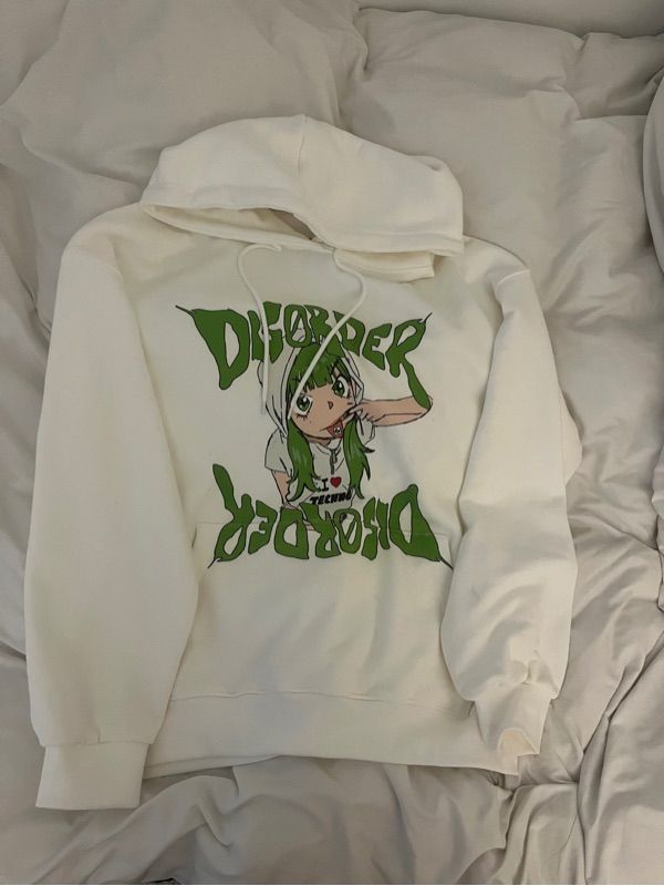 MUSINSA | SUNDAYOFFCLUB I Love Techno Hoodie - Off White