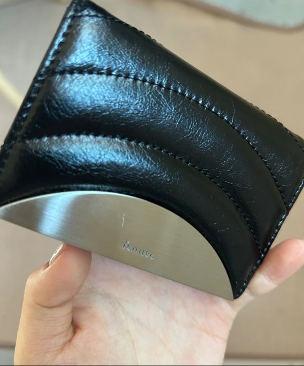 財布・小物その他 FENNEC CRINKLE MOONRISE QUILTING POCKET D BLACK fennec】CRINKLE MOONRISE QUILTING POCKET D 財布・小物