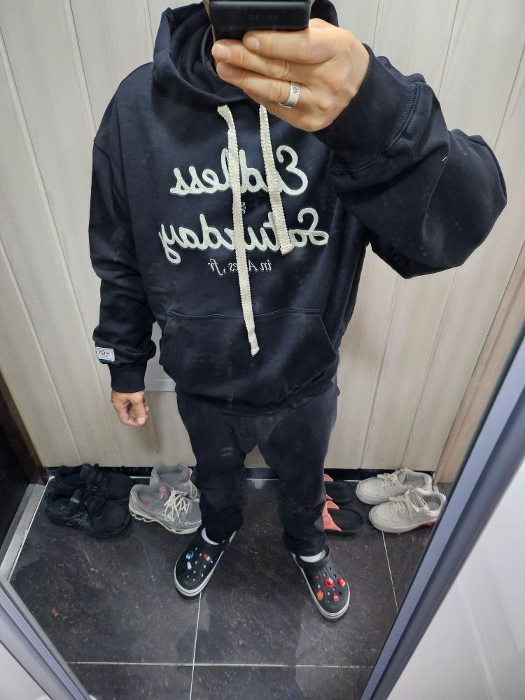 ★送料・関税込★SATUR★Endless Saturday Hoodie★ MUSINSA | SATUR Endless Saturday Hooded Sweatshirt Classic Black