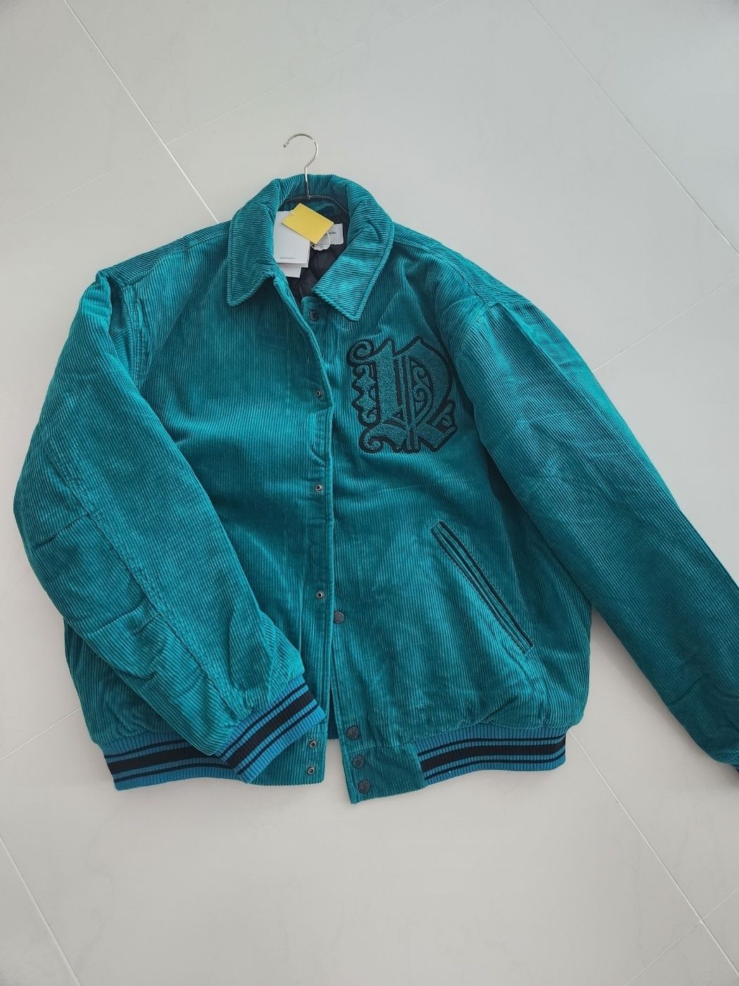 MUSINSA公式 | thisisneverthat Fortuna Corduroy Varsity Jacket Green