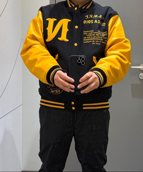 MUSINSA公式 | thisisneverthat Originals Varsity Jacket Black