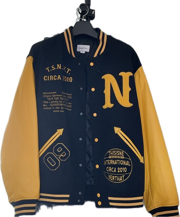 MUSINSA公式 | thisisneverthat Originals Varsity Jacket Black