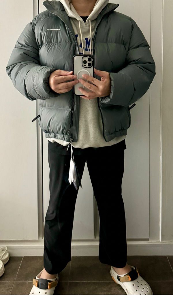 MUSINSA公式 | thisisneverthat PERTEX® T ダウンジャケット グレー