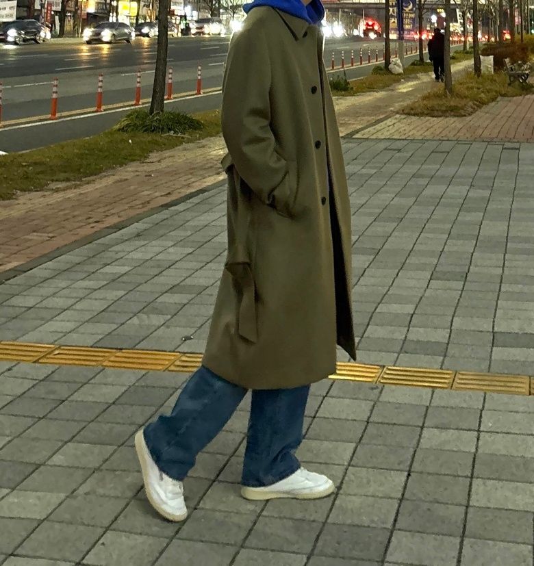 MUSINSA公式 | DRAW FIT プレミアピュアカシミヤバルマカンコート [モカ]