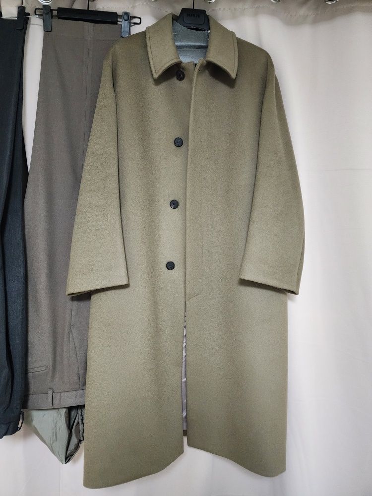 MUSINSA公式 | DRAW FIT プレミアピュアカシミヤバルマカンコート [モカ]