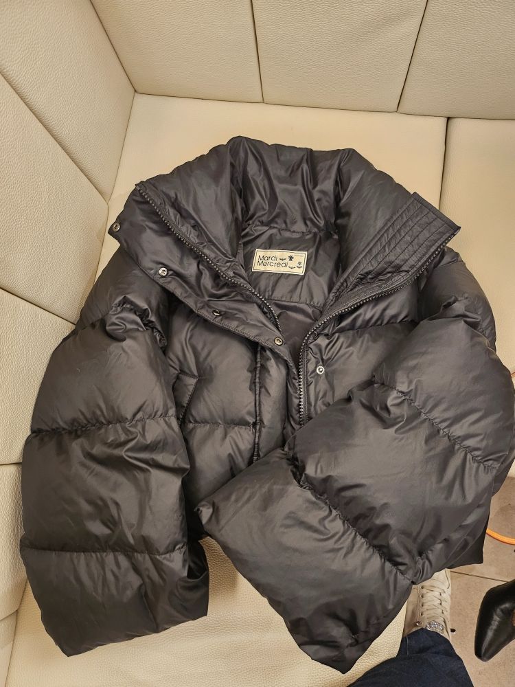 MUSINSA公式 | MARDI MERCREDI DOWN JACKET HIGH NECK_BLACK