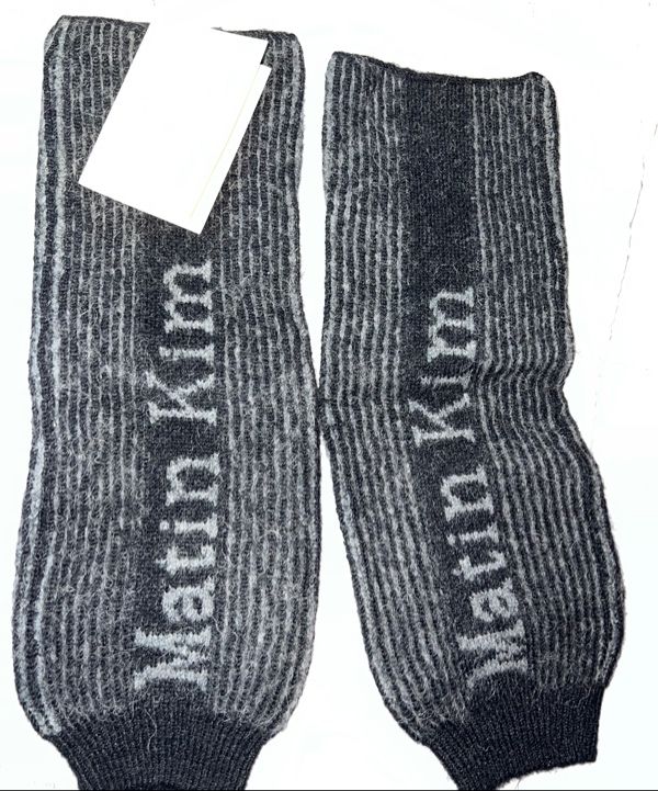 Matin Kim(マーティンキム) ★MATIN STRIPE LEG WARMER MUSINSA | MATIN KIM MATIN STRIPE LEG WARMER IN WHITE