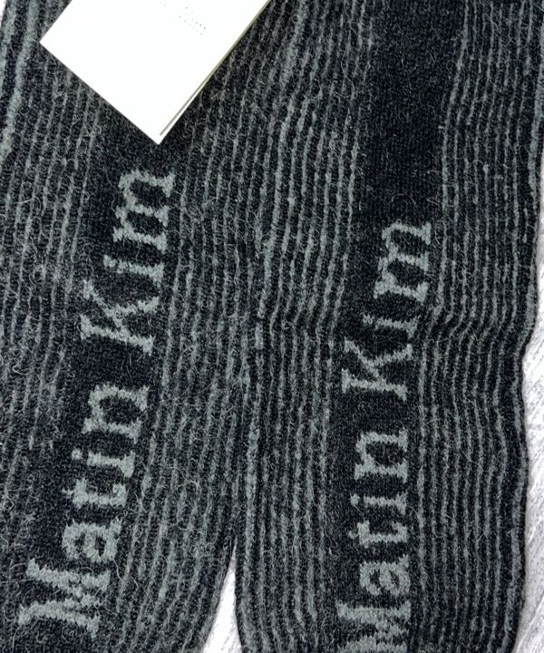 MUSINSA | MATIN KIM MATIN STRIPE LEG WARMER IN WHITE