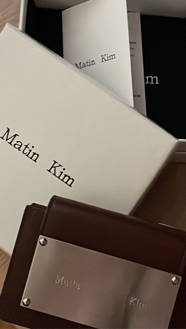 折りたたみ財布 [MATINKIM]vintage accordion wallet in olive Matin Kim Vintage Accordion Wallet Olive | eBay