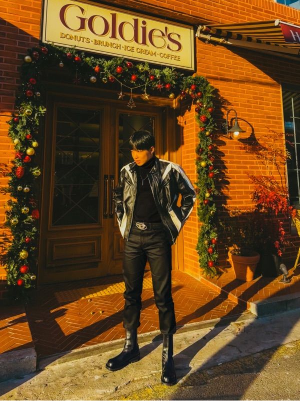 ★BADBLOOD★ Scard Racer Jacket Washed Black w-jkt24-004 Racer Jacket | Upcycled Cow Leather | Deadwood – Deadwood