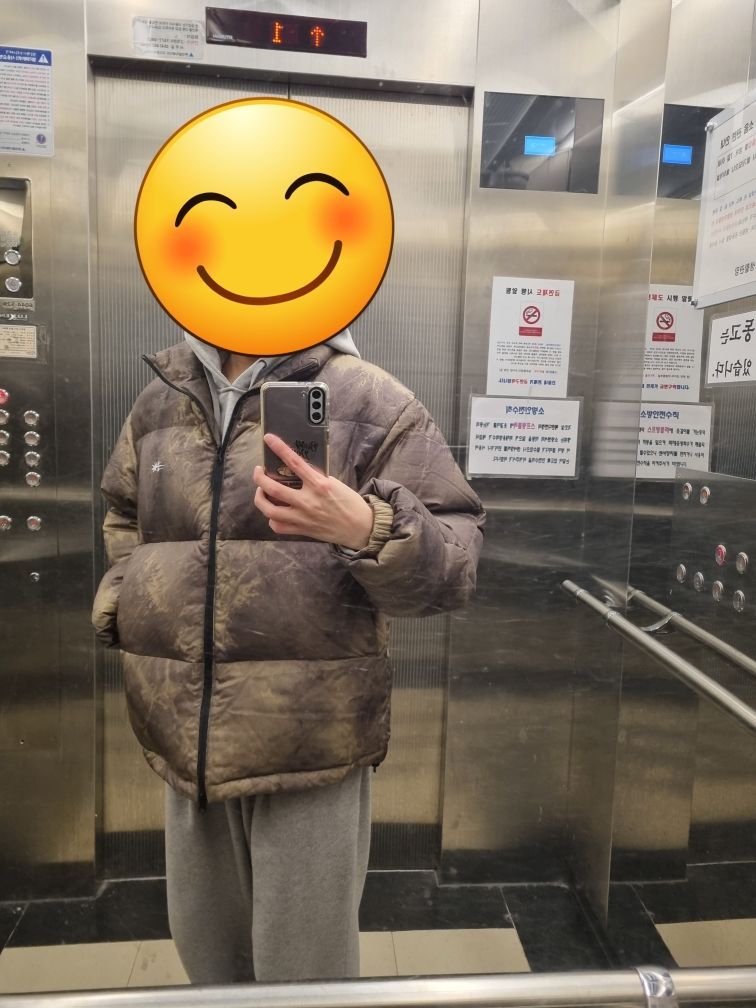 MUSINSA公式 | NICE GHOST CLUB DYED NYLON DOWN PUFFER_ORANGE