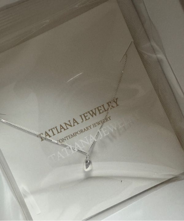 【TATIANA】(Silver925) Egg owner's necklace MUSINSA | TATIANA (Silver 925) Egg Ornament Necklace NZ2130