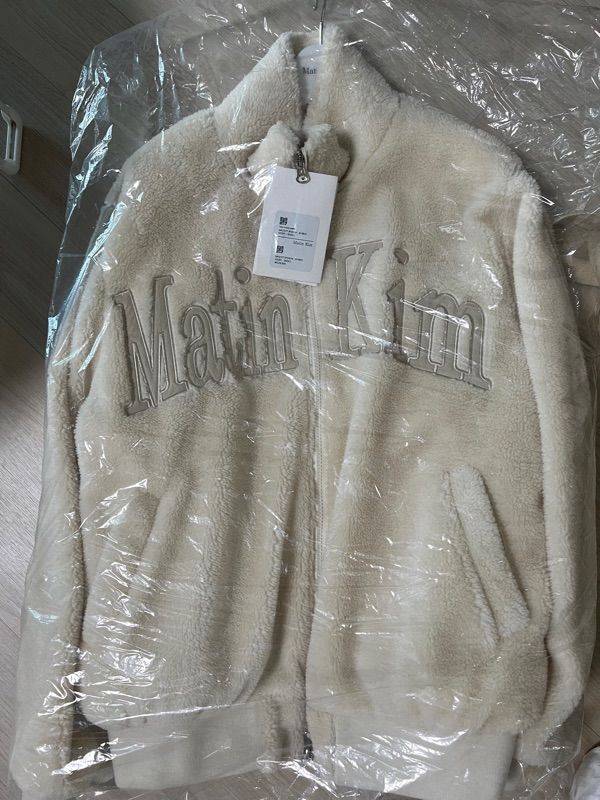 MUSINSA | MATIN KIM TEDDY FLEECE JUMPER IN IVORY