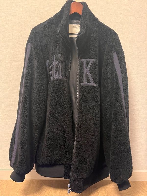 MUSINSA公式 | MATIN KIM TEDDY FLEECE JUMPER IN BLACK