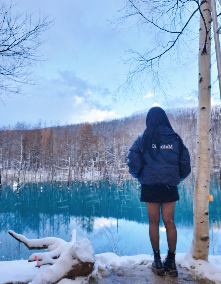 MUSINSA | MATIN KIM MATIN LOGO COATING DOWN JUMPER IN NAVY