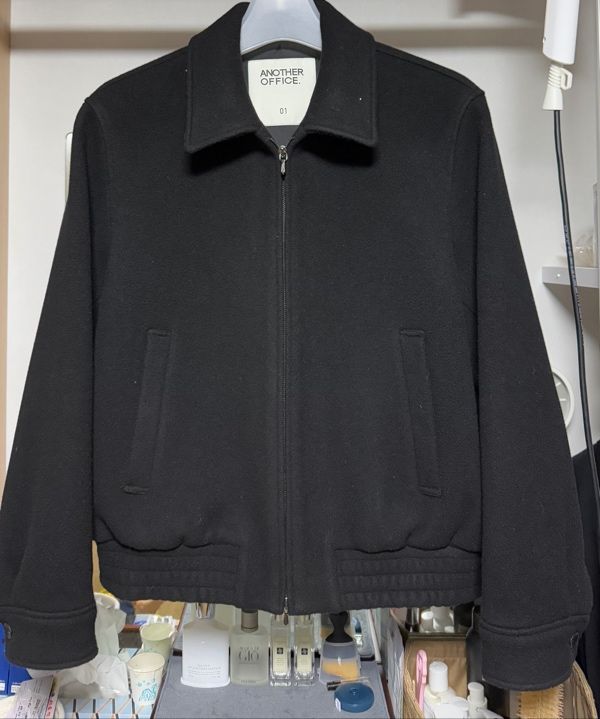 MUSINSA公式 | ANOTHER OFFICE Volume Blouson (Black)