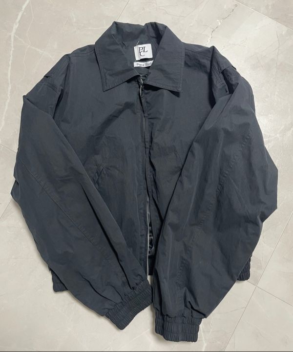 MUSINSA | PLACE STUDIO Oversized Utility Cotton Blouson Zip-up