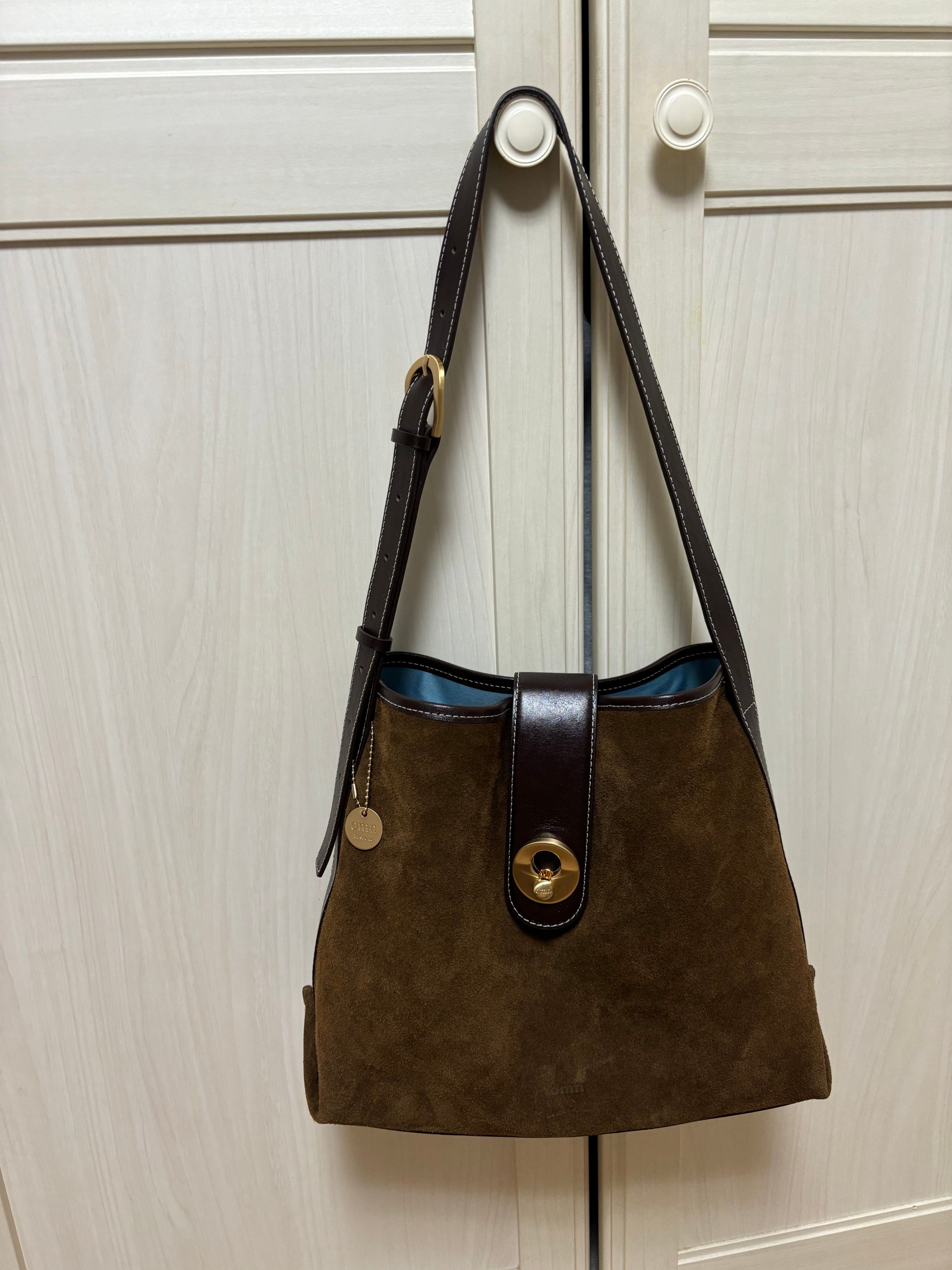☆MUCENT☆ Eco Suede Shoulder Bag Unisex 2 Colors MUSINSA | OMNIPOTENT momentum tote bag [suede brown]