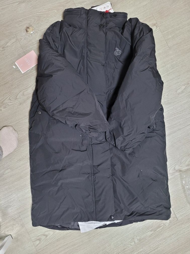 MUSINSA | KIRSH Cherry Nomad Hood Long Down [Black]