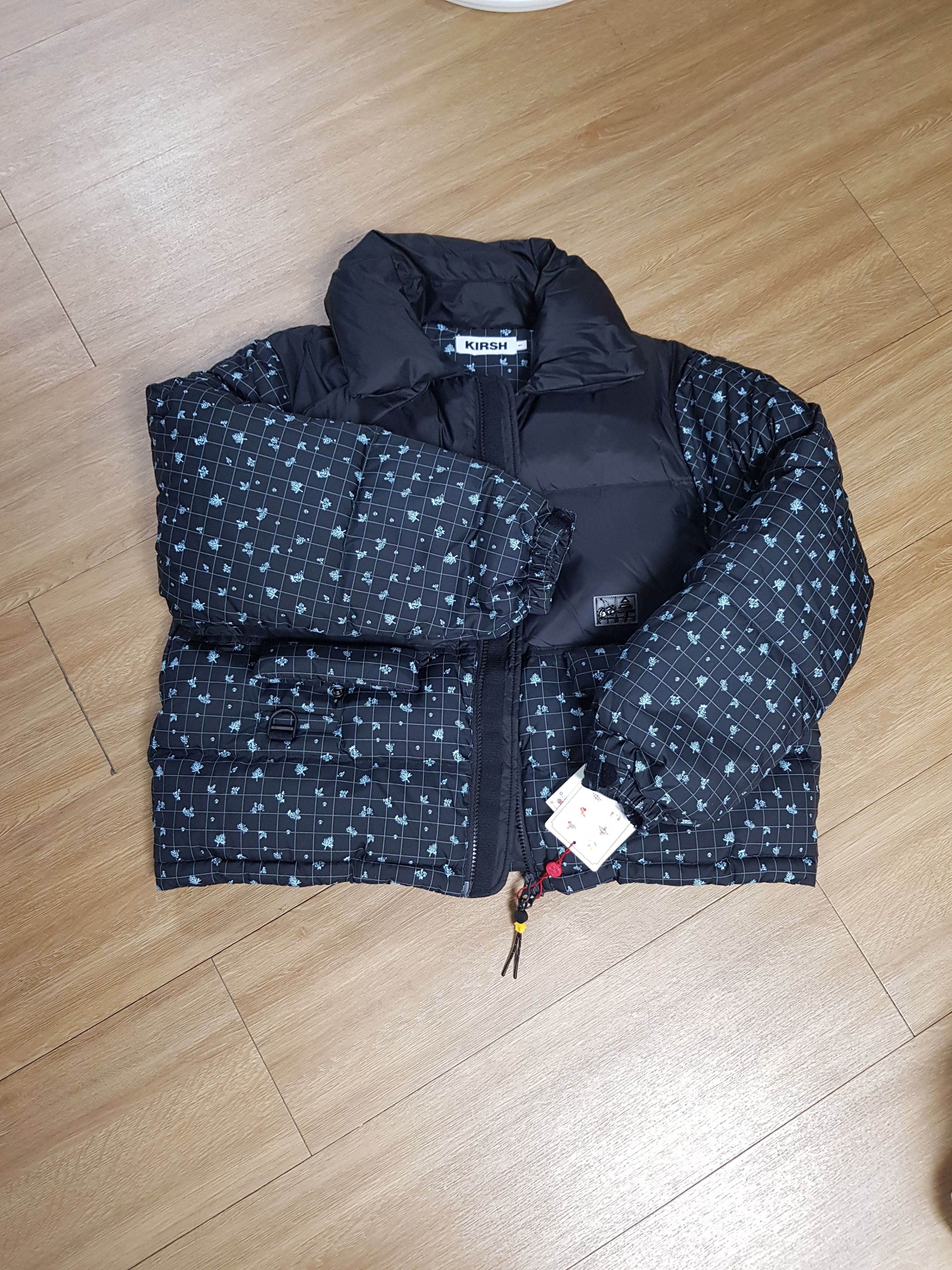 ☆関税込☆KIRSH★COLORING GRID PATTERN CROP DOWN JUMPER★ MUSINSA | KIRSH Coloring grid pattern cropped down jumper