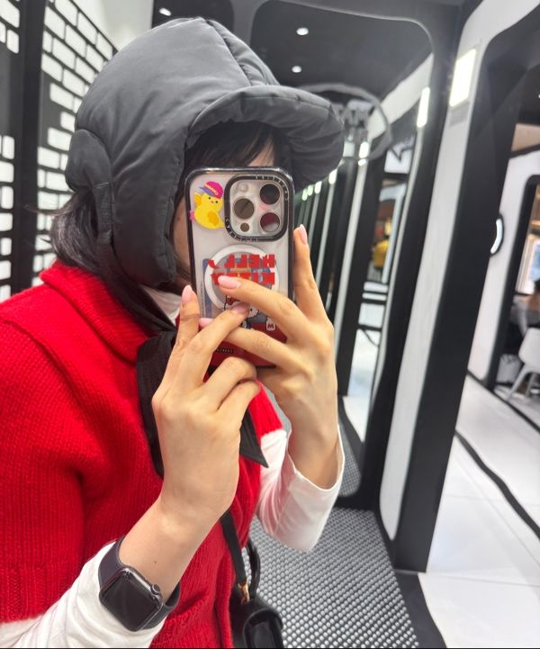 MUSINSA | UNIVERSAL CHEMISTRY Bubble Padding Black Balaclava