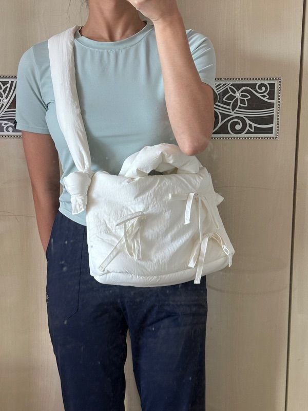 MUSINSA公式 | SINOON SMORE PADDING BAG (PINK)