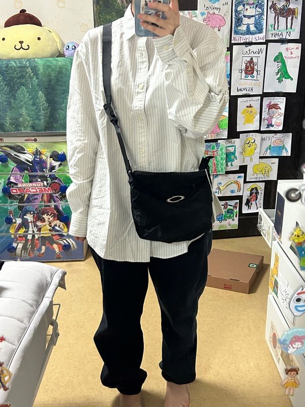 ★NOIAGO★NYLON MULTI CROSS BAG★ナイロンマルチ クロスバッグ MUSINSA | NOIAGO NOI1088 Nylon multi cross bag (black)