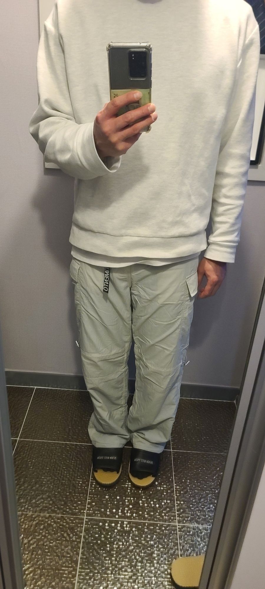 【PARTIMENTO】23ss NYLON STRING CARGO PANTS MUSINSA | PARTIMENTO [Fleece] Nylon string cargo pants beige