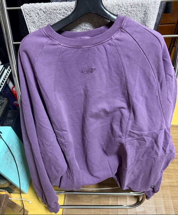 ★NOT4NERD★Curved Tribal Logo Pigment Crewneck MUSINSA | NOT4NERD Curved Tribal Logo Pigment Crewneck