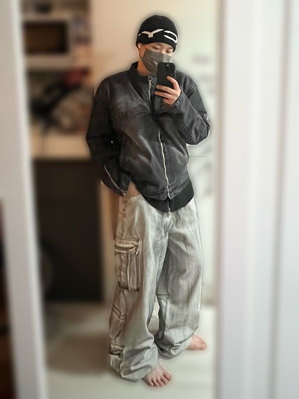 【NOT4NERD】Dirty Wash Multi Cargo Denim Pants ★3色 MUSINSA | NOT4NERD Dirty Wash Multi Cargo Denim Pants - Black