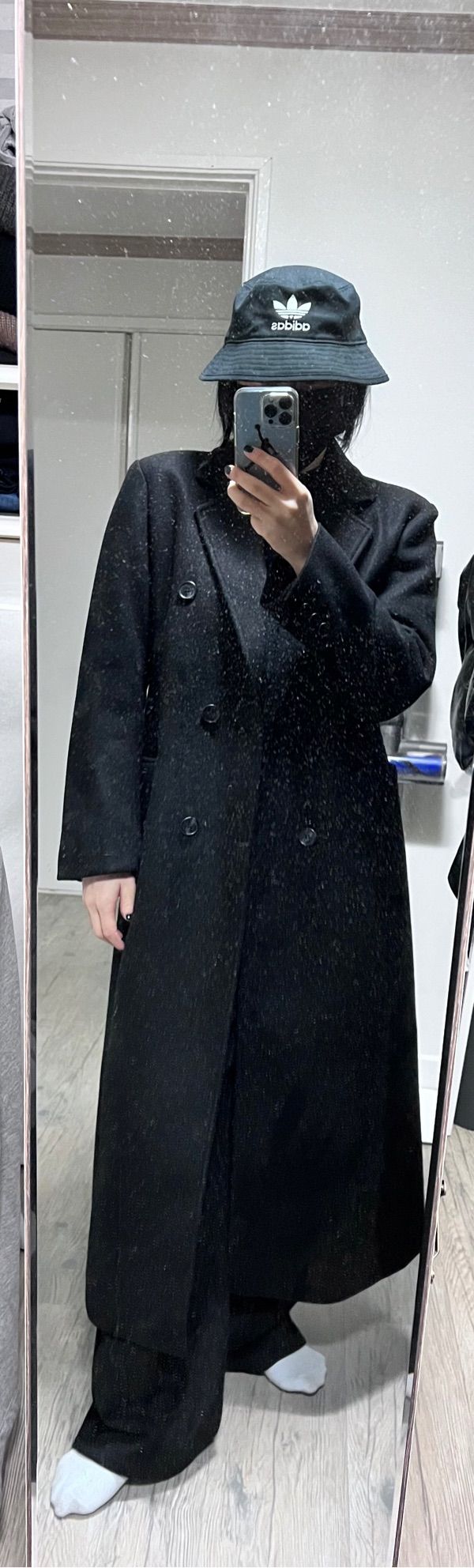 アウターその他 AVANDRESS Anna Double Long Coat BLACK MUSINSA | AVANDRESS Anna Double Long Coat BLACK