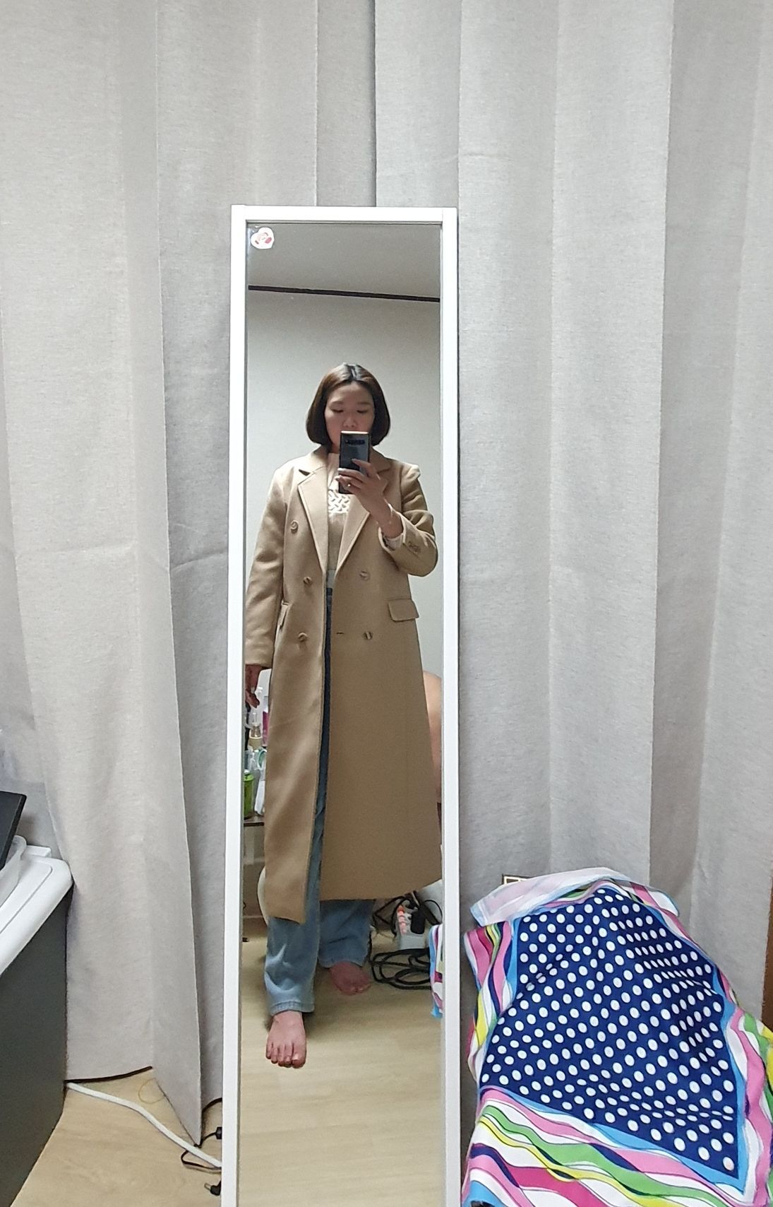 アウターその他 AVANDRESS Anna Double Long Coat BLACK MUSINSA | AVANDRESS Anna Double Long Coat BLACK