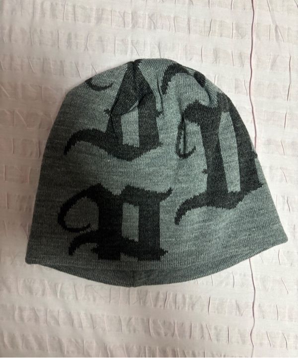 MUSINSA | HOODHOOD HD Logo Beanie Gray