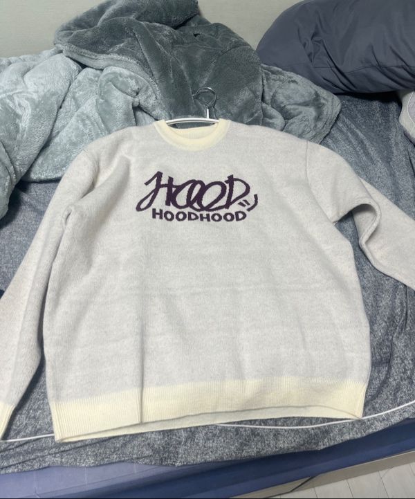 ★HOODHOOD★ Signature Logo Hood Ivory MUSINSA | HOODHOOD Signature logo knit ivory