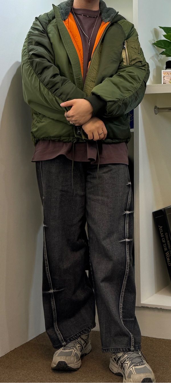 【ANDERSSON BELL】UNISEX N2B BOMBER JACKET awa566u Andersson Bell Unisex N2B Bomber Jacket 'Khaki'