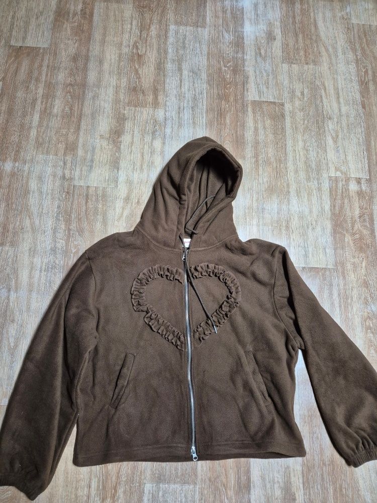トップス idem heart frill hoodie heart frill hoodie – idem
