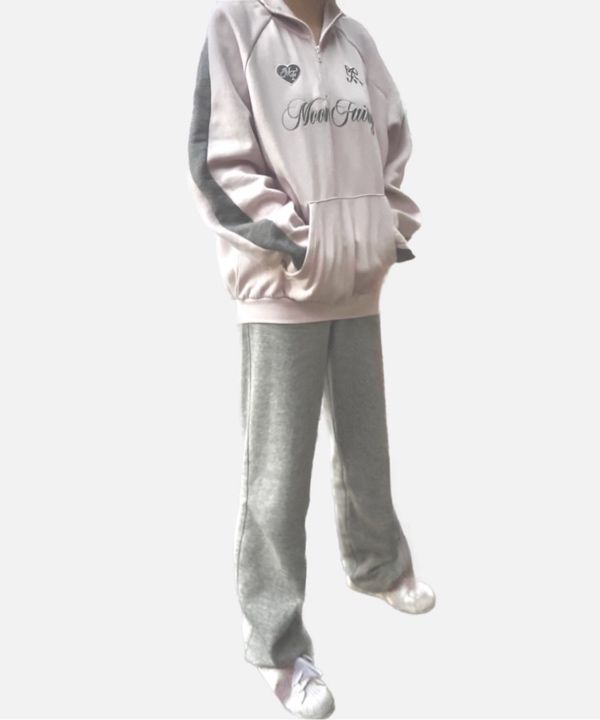 ◆MOON FAIRY MF FAIRY サテンクロップフードZIP UP/送料込◆ ◇MOON FAIRY MF FAIRY サテンクロップフードZIP UP/送料込◇