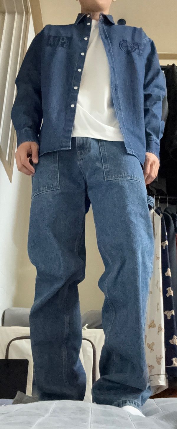 MUSINSA | PLASTICPRODUCT MPa Painter Denim (BLUE)