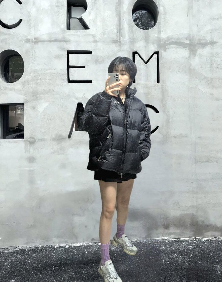 MUSINSA | OPENING PROJECT Identity Down Jacket - Black
