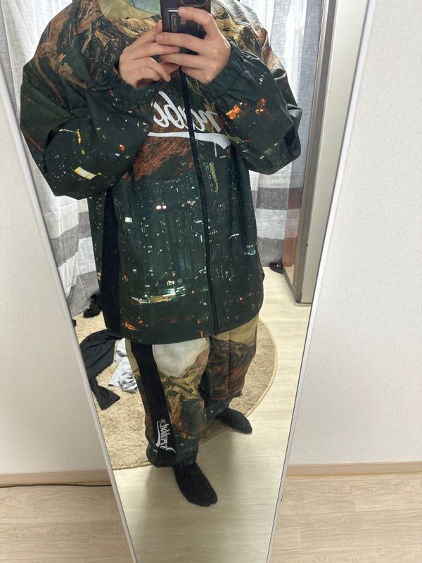 MUSINSA公式 | BSRABBIT mountain city hooded jacket vintage